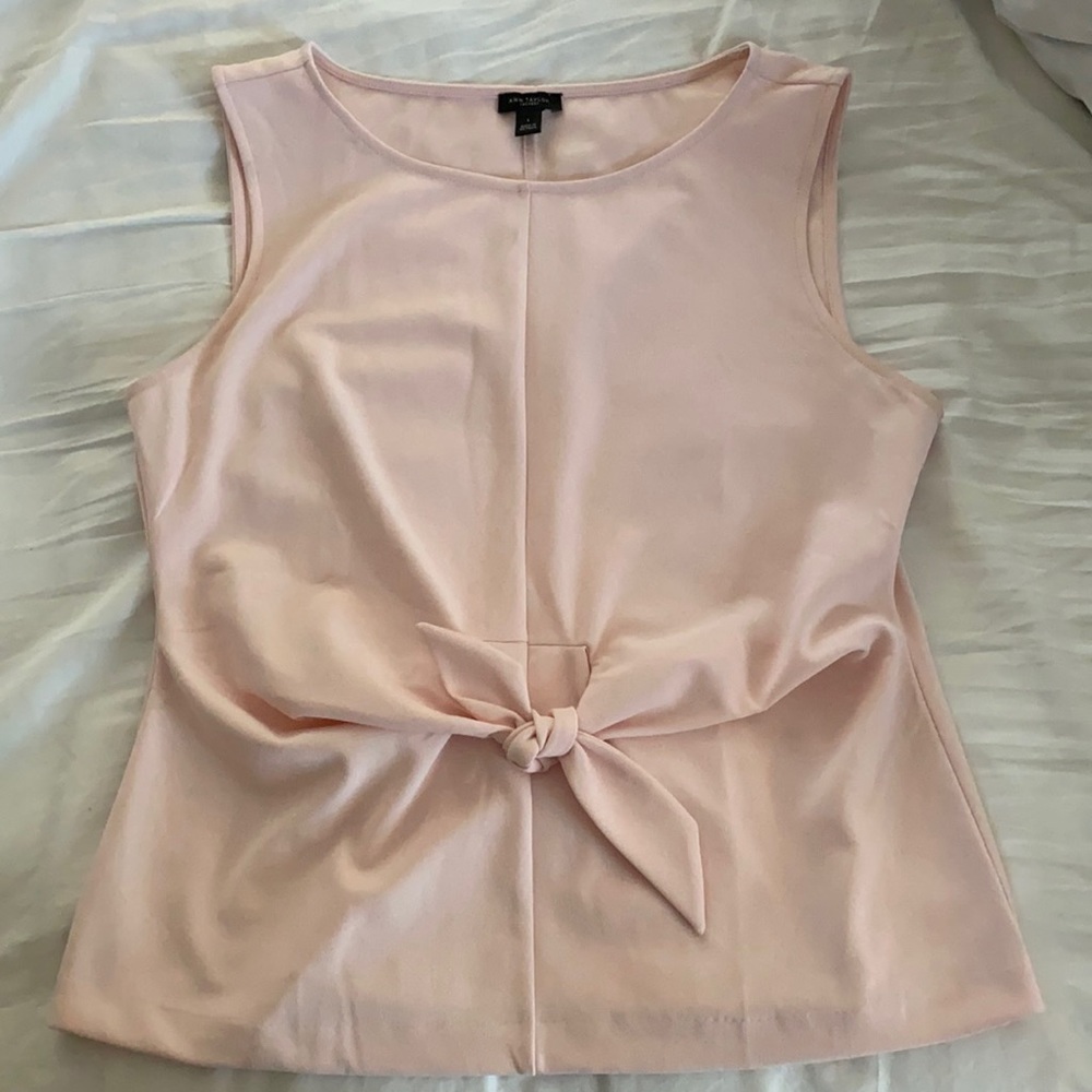 Anne Taylor Blush Pink Blouse